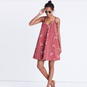 Madewell Vintage Red Bandana Dress